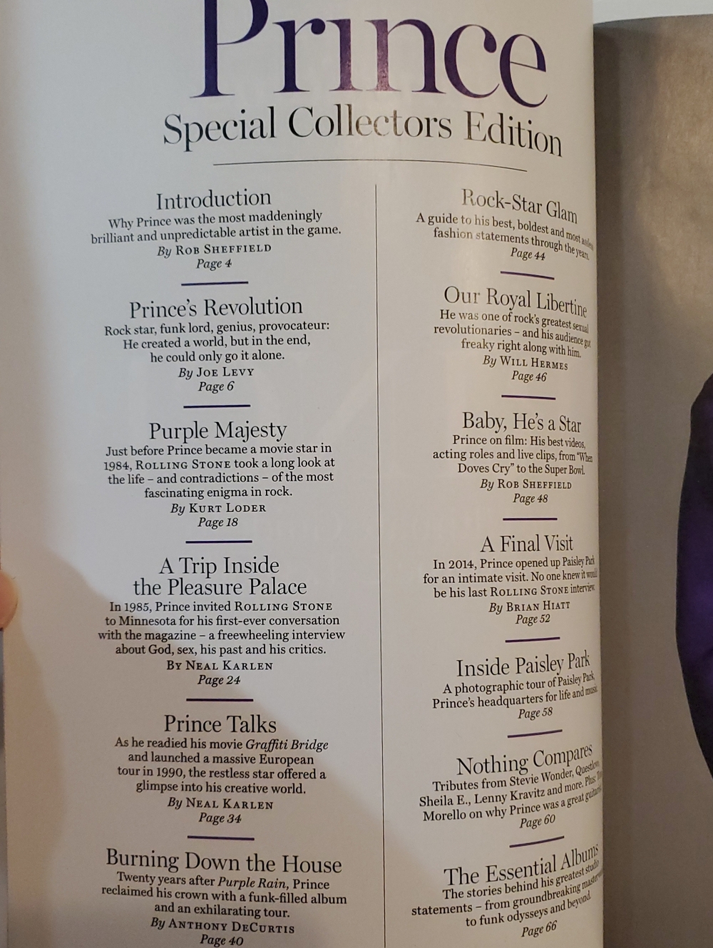 Rolling Stone Prince Issue 2026 - Picture 6 of 8